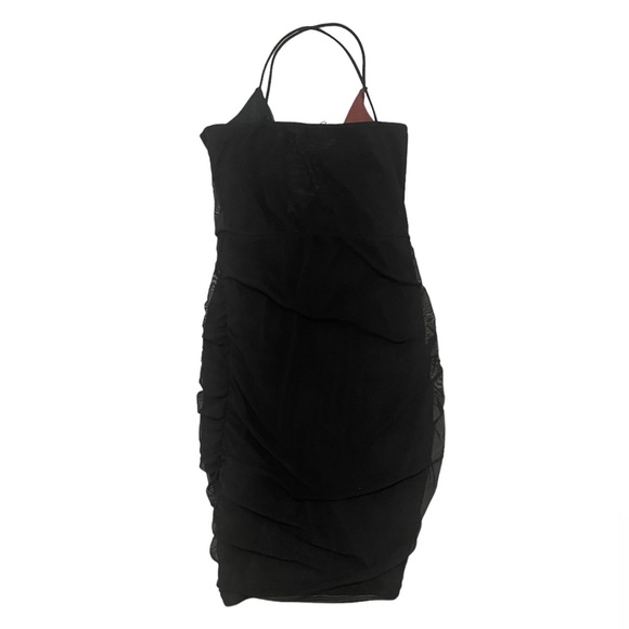 MINI HALTER NECK MESH DRESS! - Picture 2 of 3